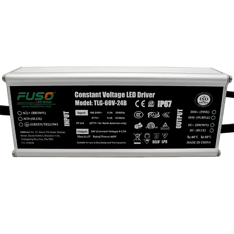 Niyə yüksək PF 24V 60W sabit gərginlikli LED sürücüsünü seçməlisiniz?