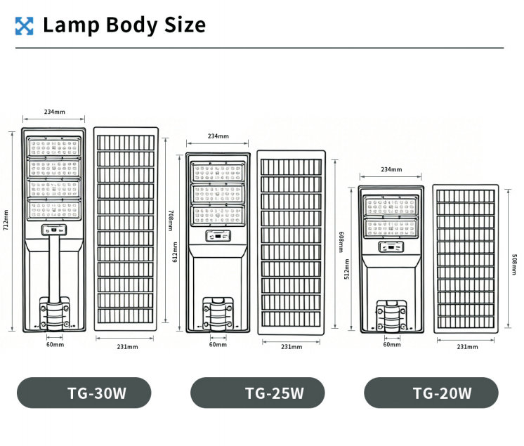 20w integrated solar street light