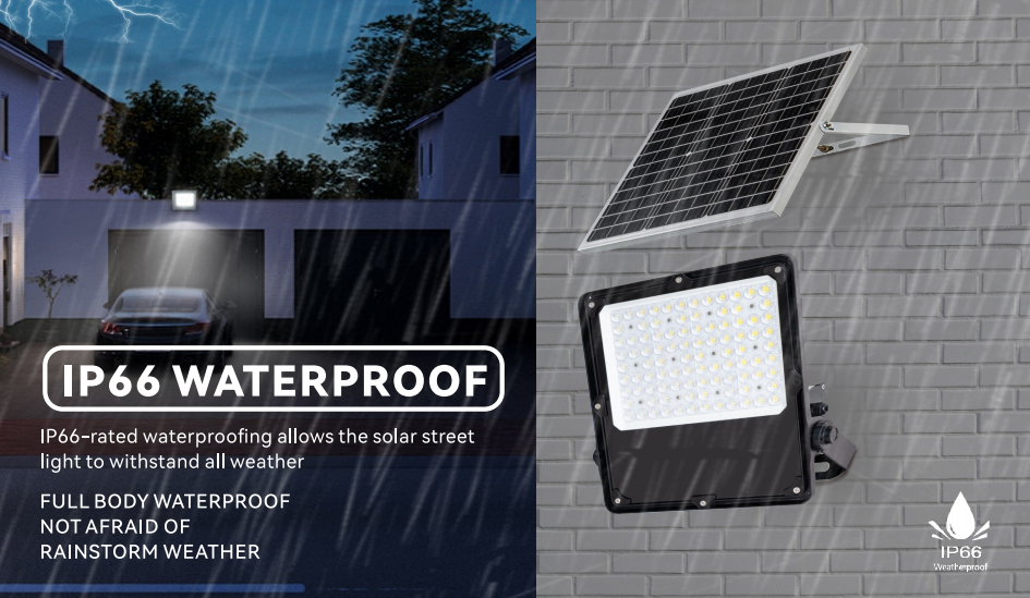 80w solar flood light